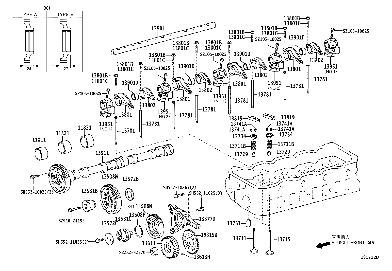 13501-78201 CAMSHAFT product image