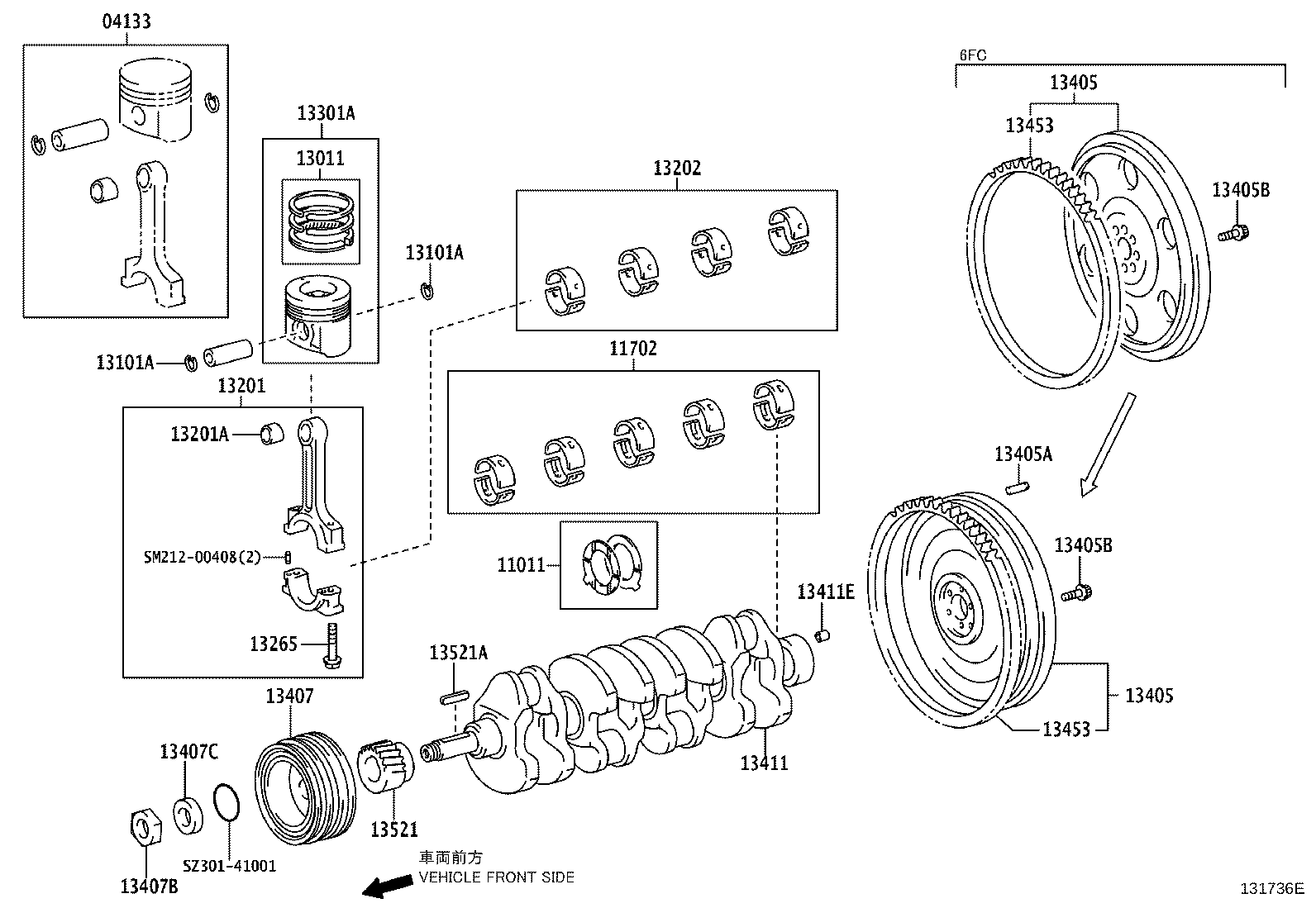 13450-78251 FLYWHEEL SUB-ASSY product image