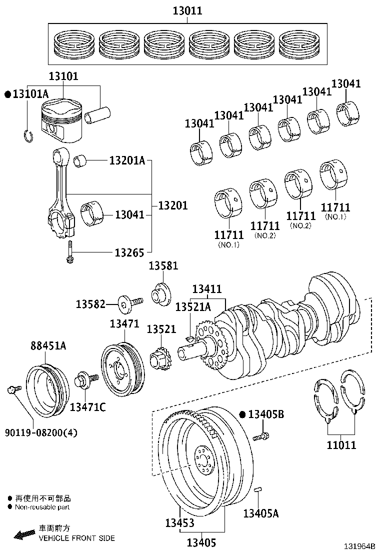 13470-31070 PULLEY, CRANKSHAFT product image