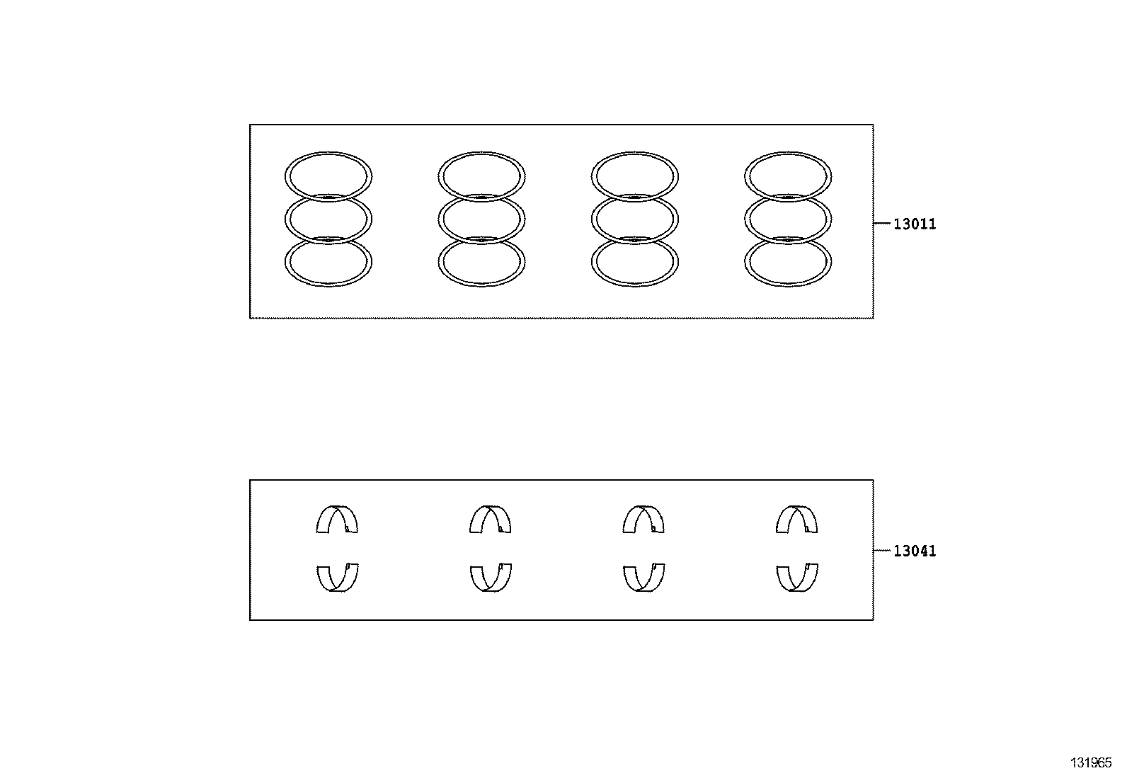 SU003-00166 BEARING, CRANKSHAFT product image