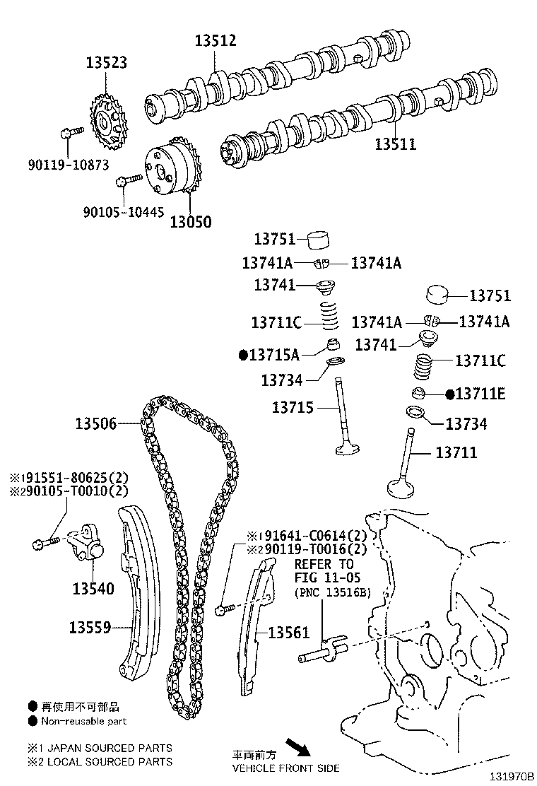 Thumbnail 2 for 13501-0Y100