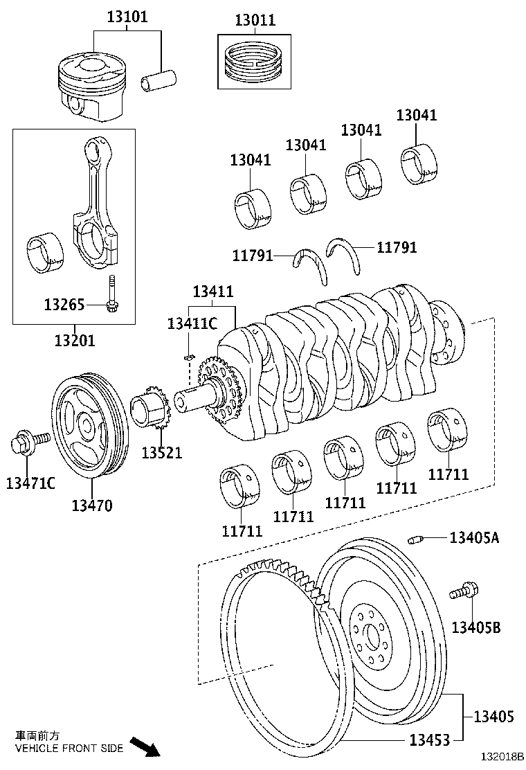 90913-C1001 BOLT, FLYWHEEL SETTING product image