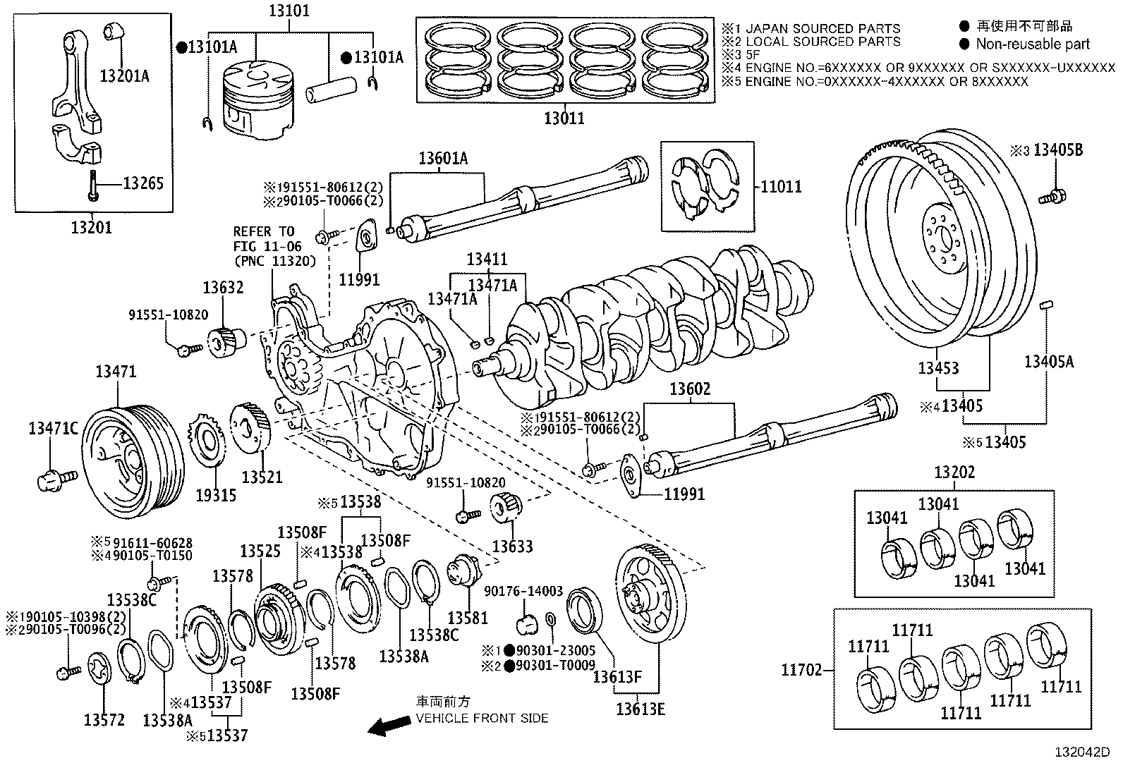 13101-75210 PISTON SUB-ASSY, W/PIN product image