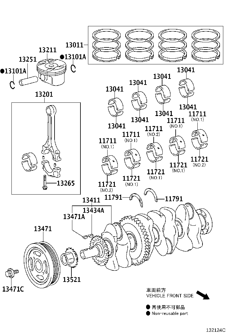 13401-0V011 CRANKSHAFT product image