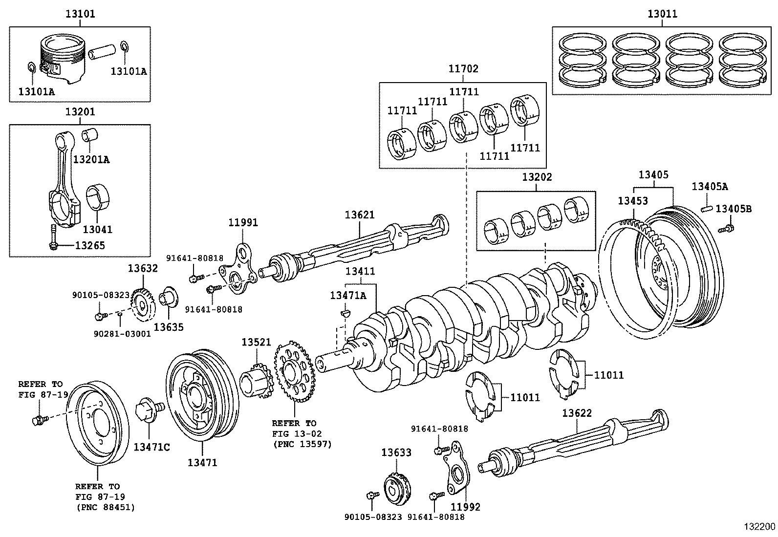 13103-17030 PISTON SUB-ASSY, W/PIN product image