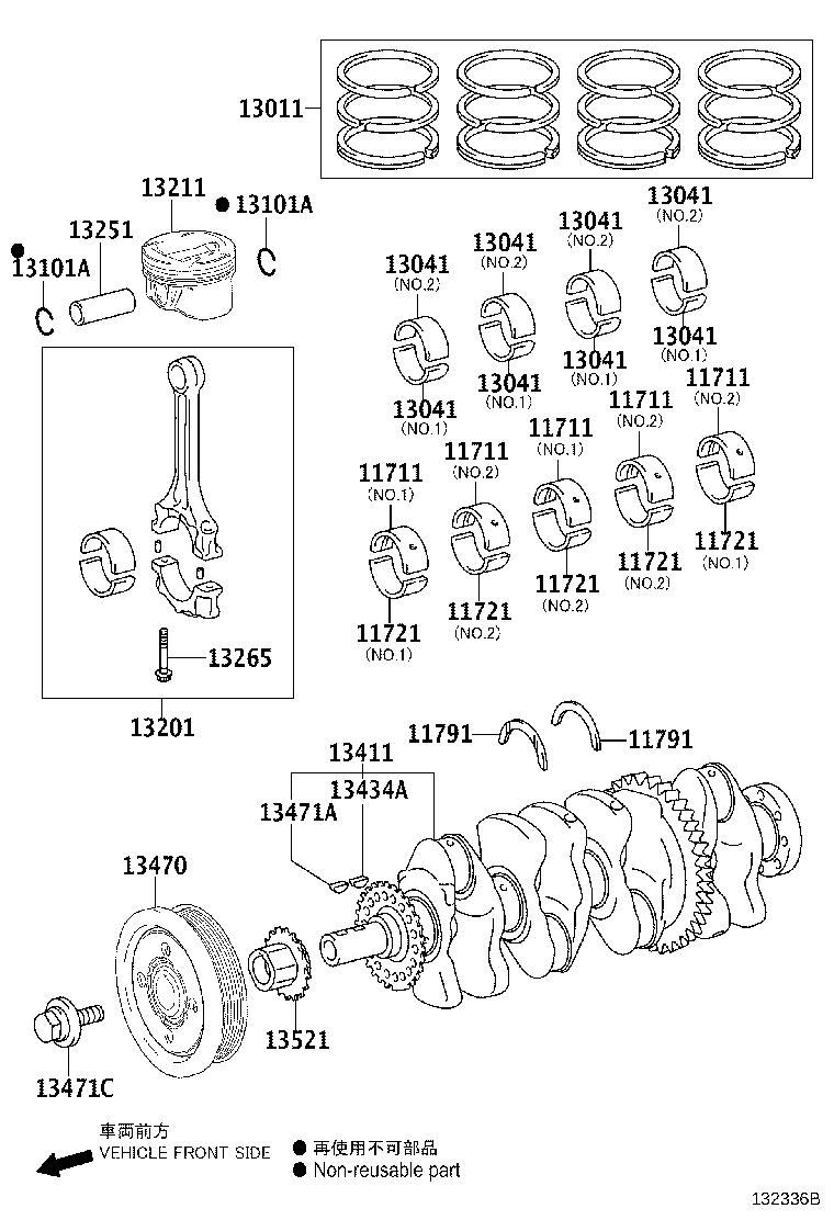 13201-39167 ROD SUB-ASSY, CONNECTING product image