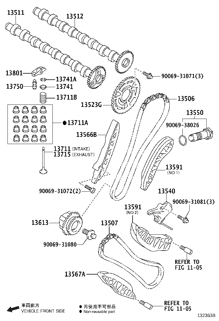 13050-0V080 GEAR ASSY, CAMSHAFT TIMING product image