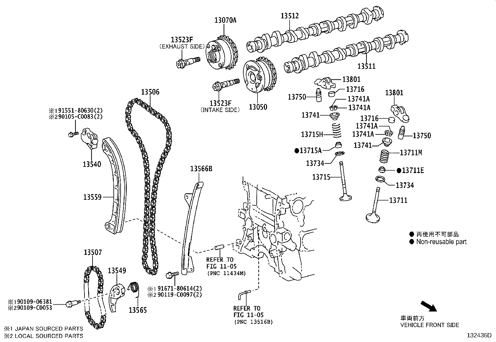 13050-0Y040 GEAR ASSY, CAMSHAFT TIMING product image