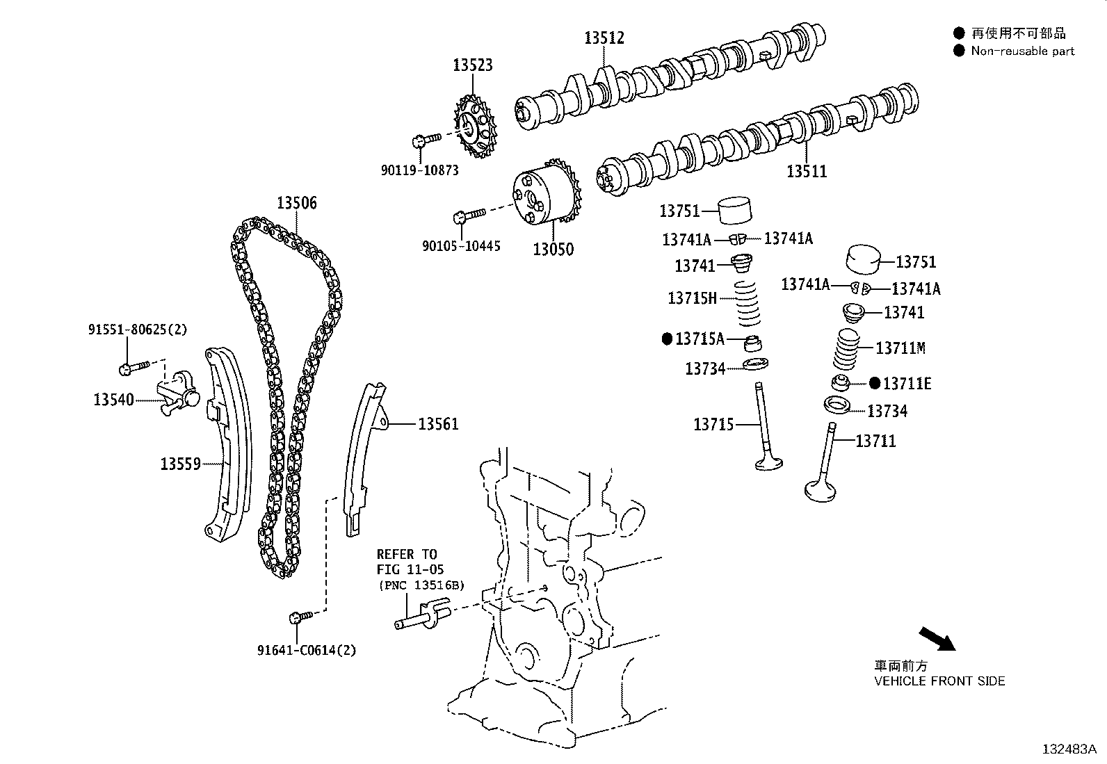 13501-40070 CAMSHAFT product image