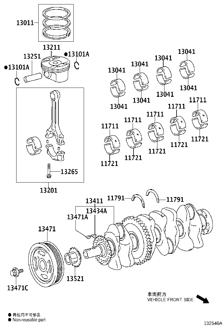 90105-C0352 BOLT, FLYWHEEL SETTING product image