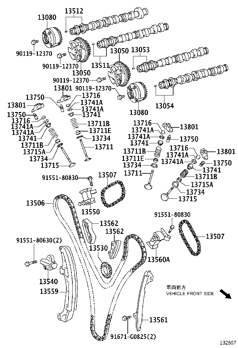 13568-09080 BELT, TIMING product image