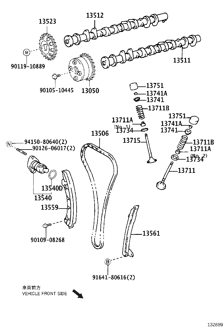 13501-26010 CAMSHAFT product image