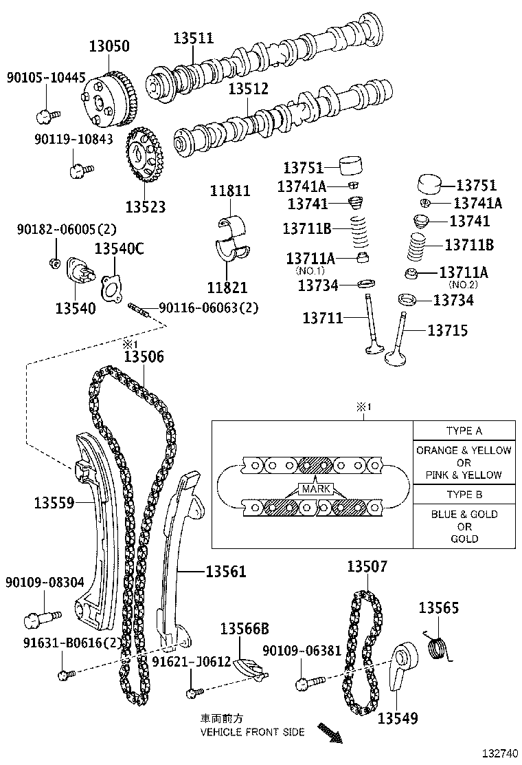 90501-T0010 SPRING, COMPRESSION(FOR INNER) product image