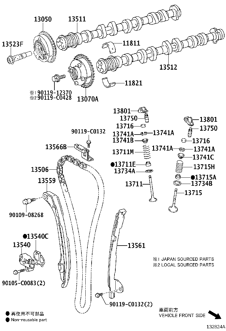 13711-25030 VALVE, INTAKE product image