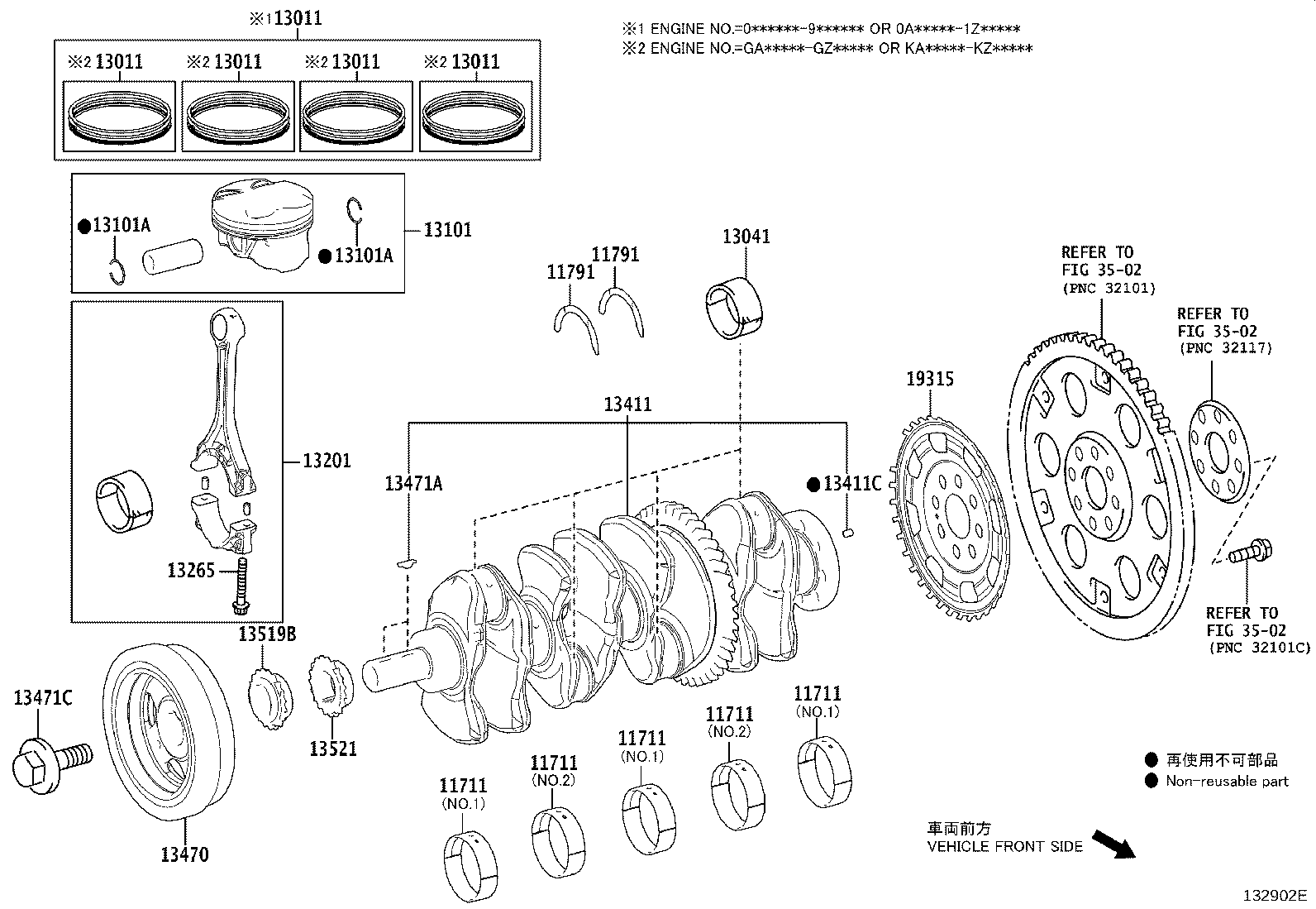 13451-F0030 FLYWHEEL SUB-ASSY product image