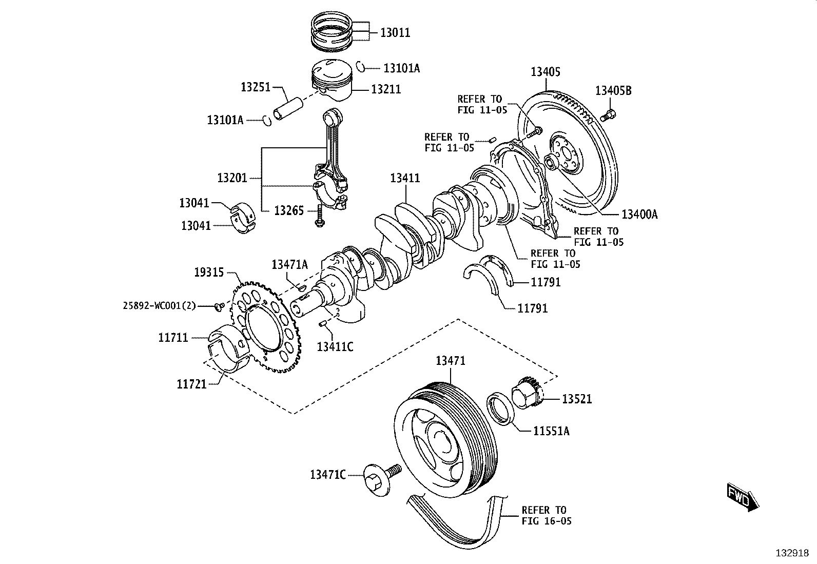 90118-WC096 BOLT, FLYWHEEL SETTING product image