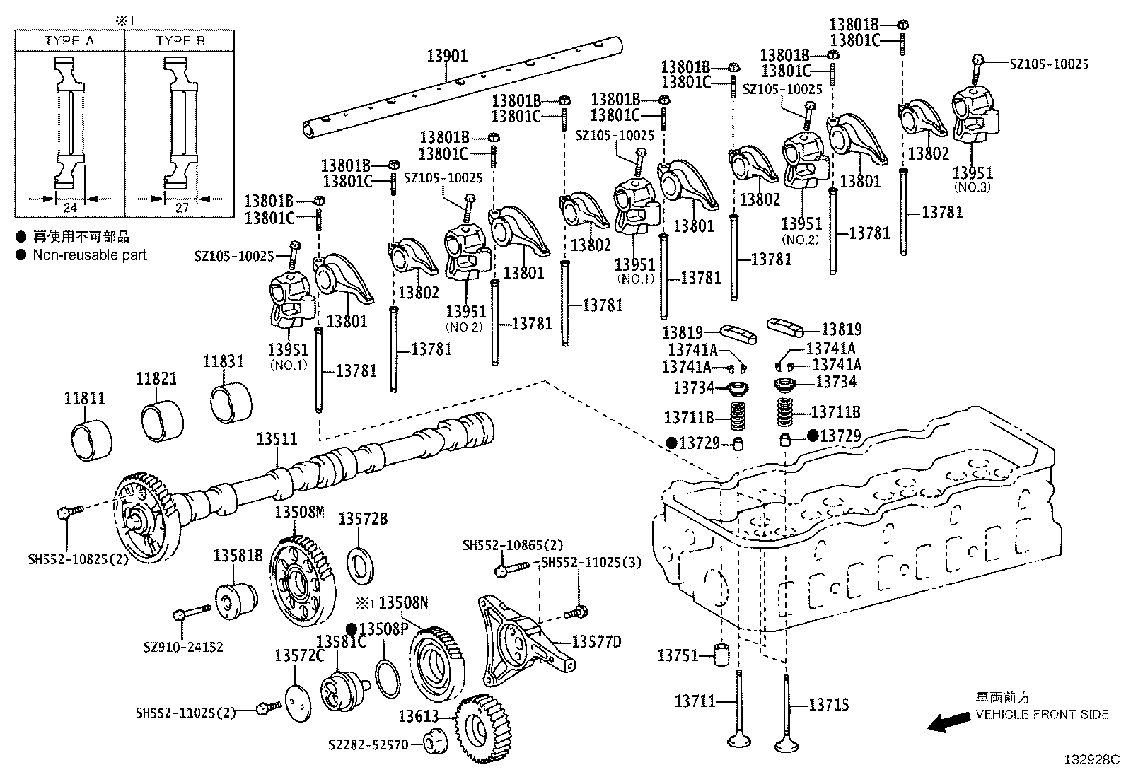 13501-E0630 CAMSHAFT product image