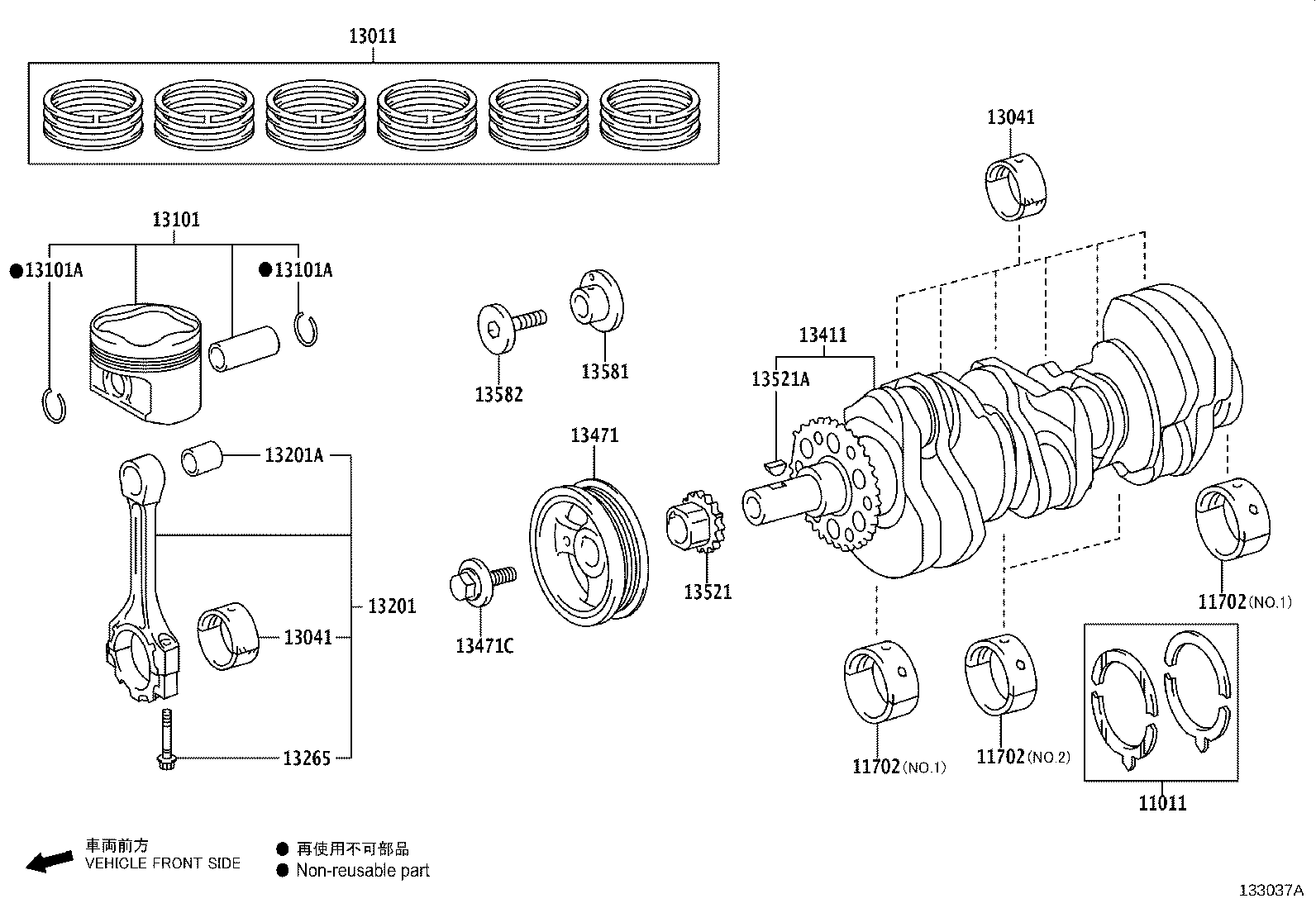 Thumbnail 3 for 13011-0E041