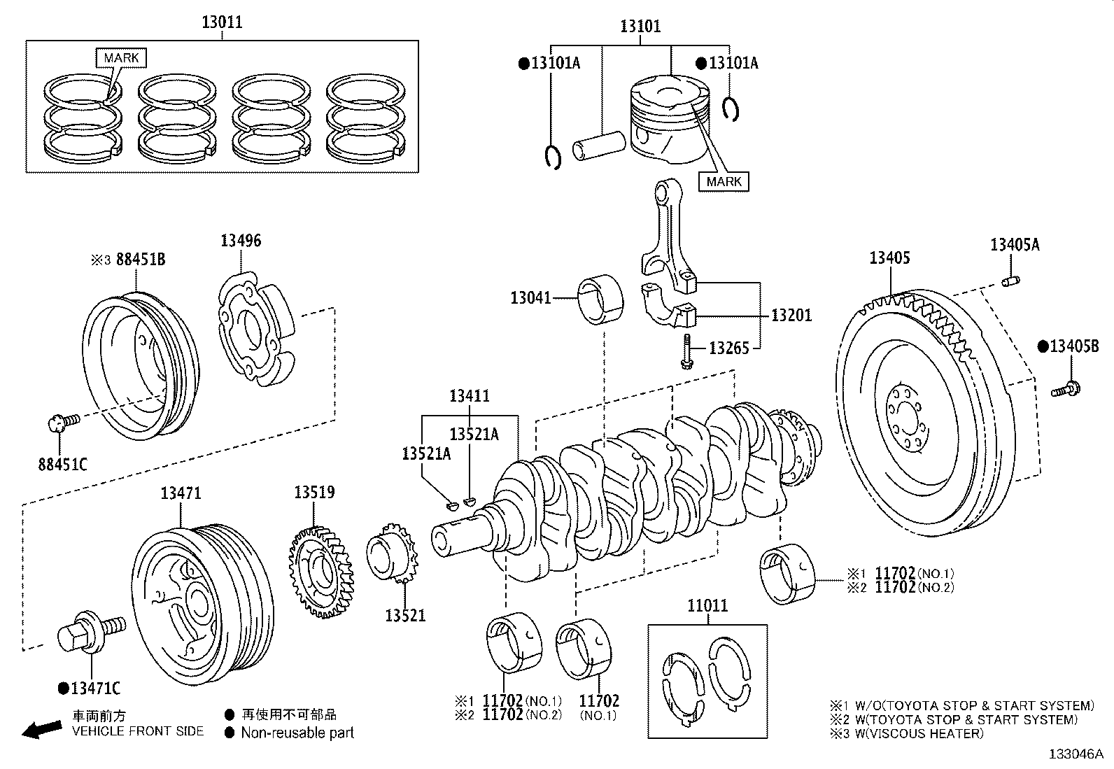 Thumbnail 2 for 13011-0E041