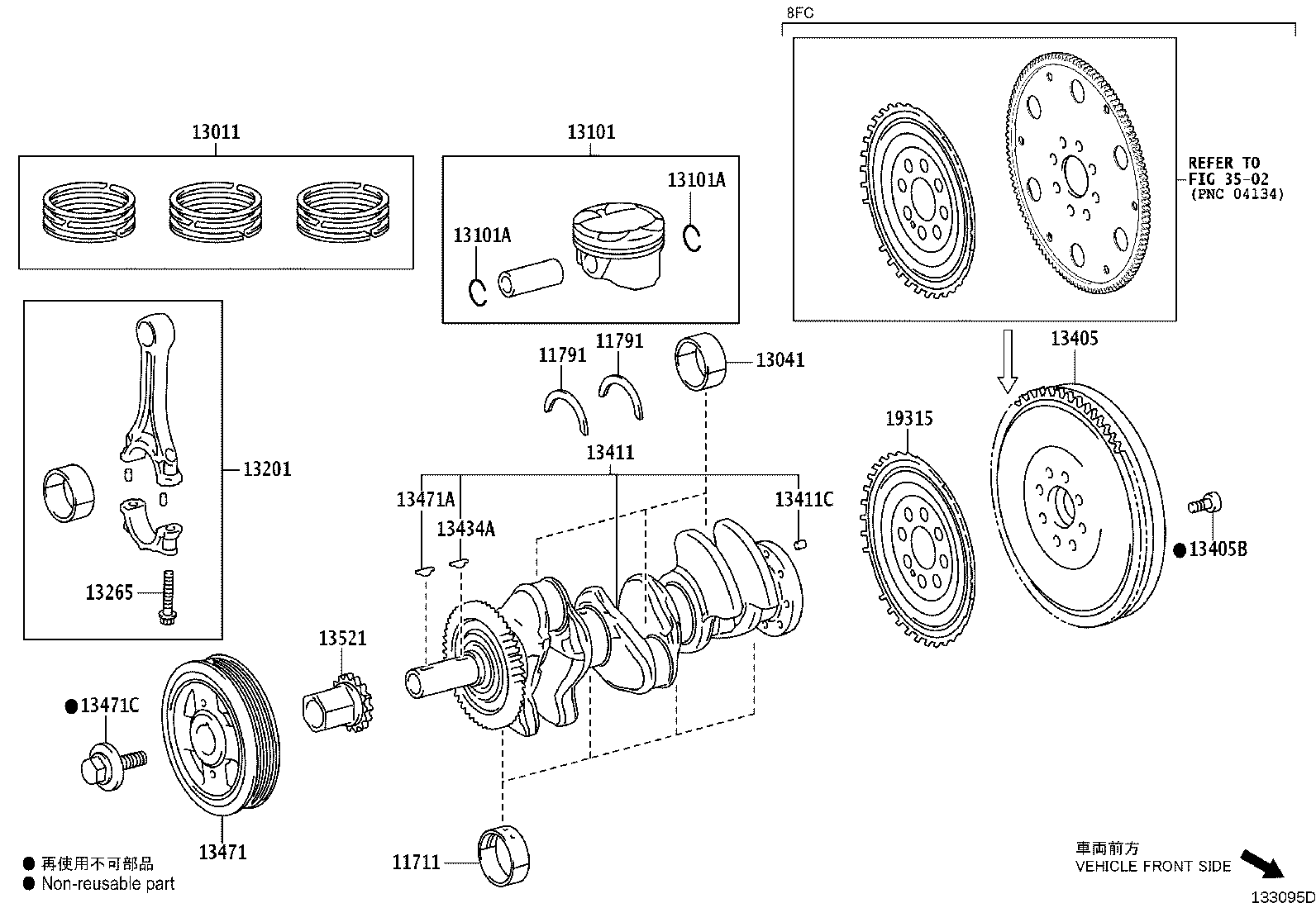 90119-16037 BOLT(FOR CRANKSHAFT PULLEY SET) product image