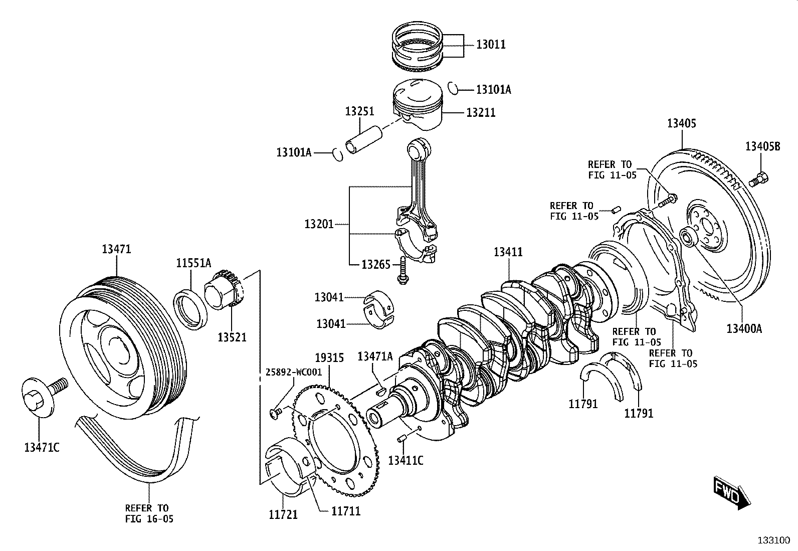 13201-WC003 ROD SUB-ASSY, CONNECTING product image