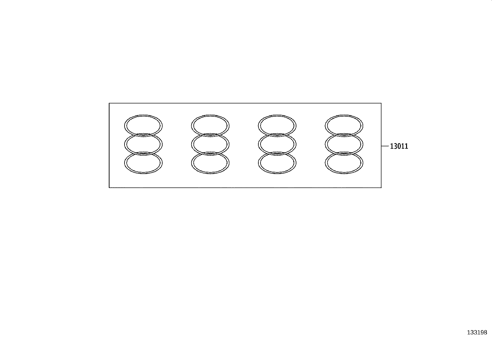 SU003-08387 BEARING, CRANKSHAFT, NO.2 product image