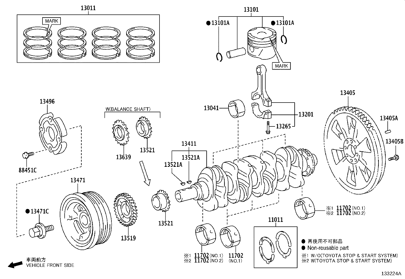 13041-11051-06 BEARING, CONNECTING ROD product image