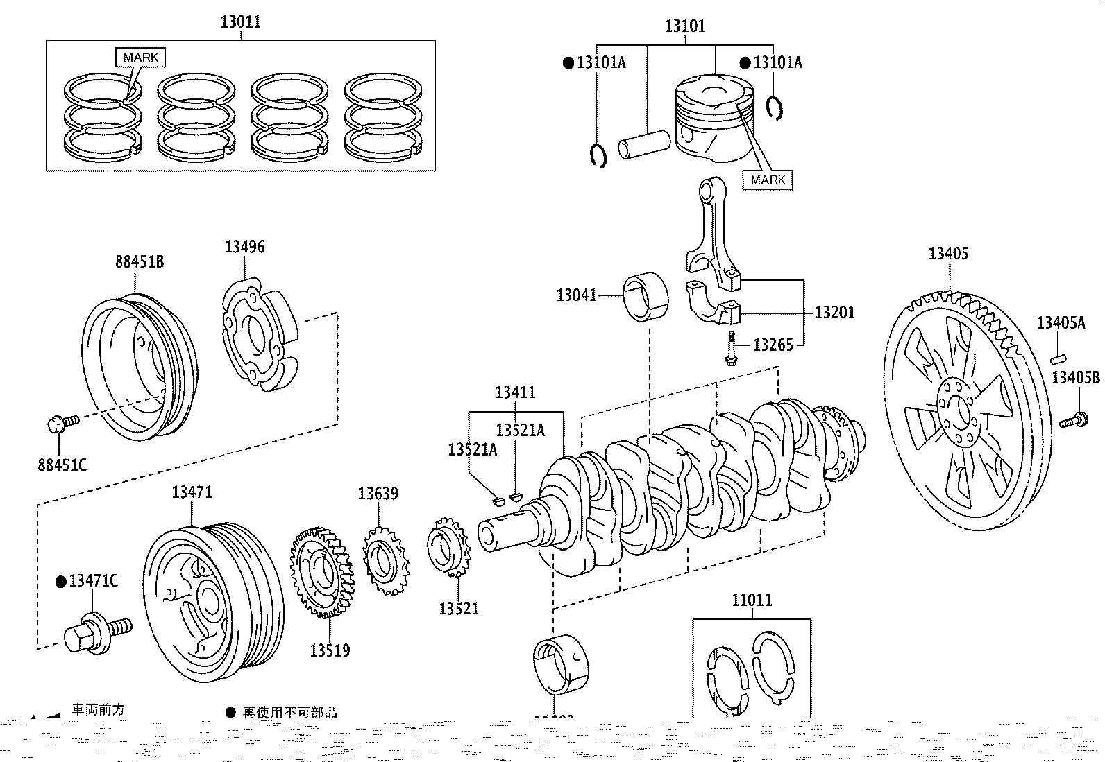 13453-0C020 GEAR, FLYWHEEL RING product image