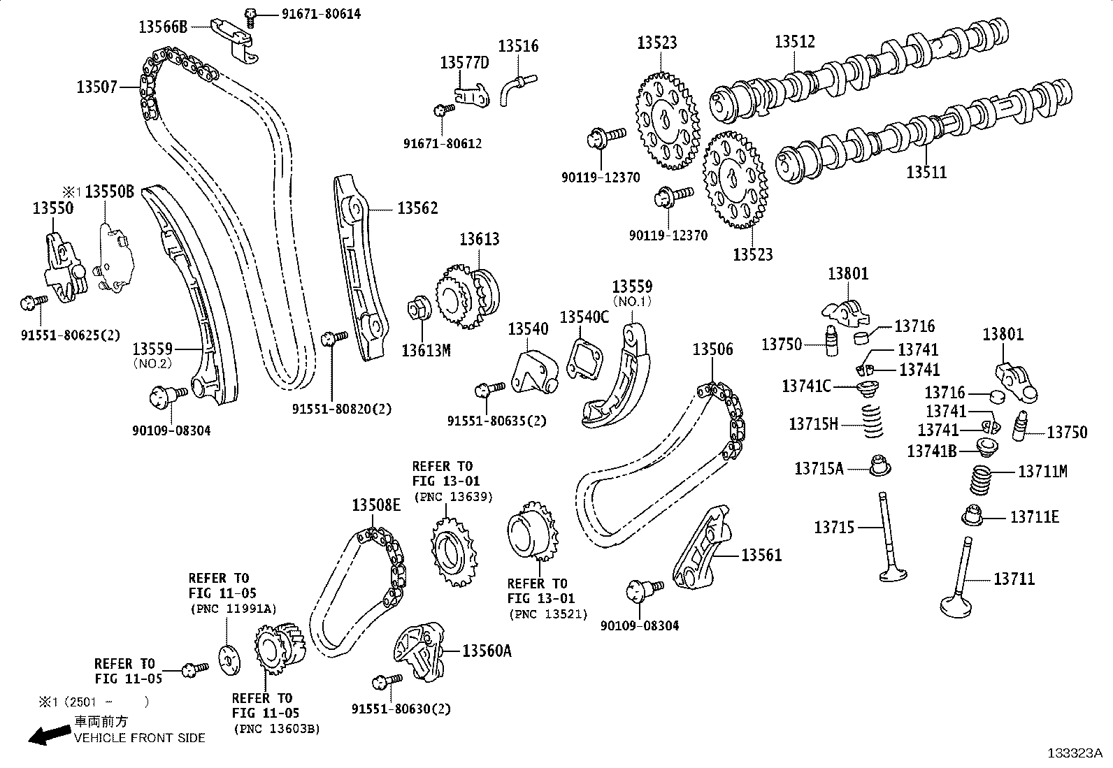 13501-E0621 CAMSHAFT SUB-ASSY product image