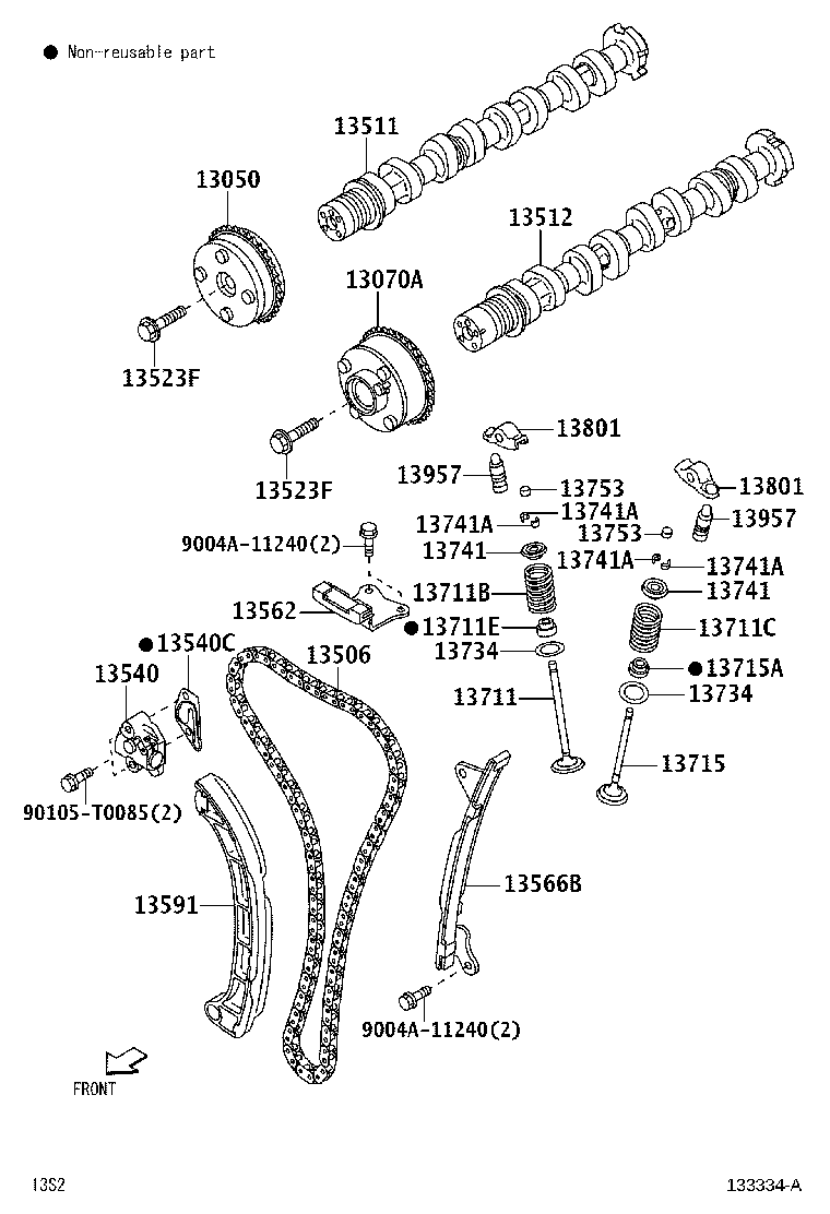 13715-B0010 VALVE, EXHAUST product image
