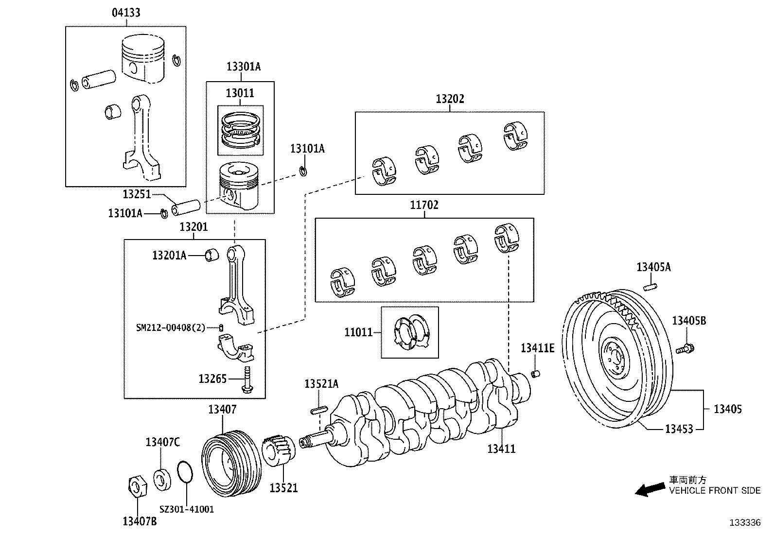 13201-78032 ROD SUB-ASSY, CONNECTING product image