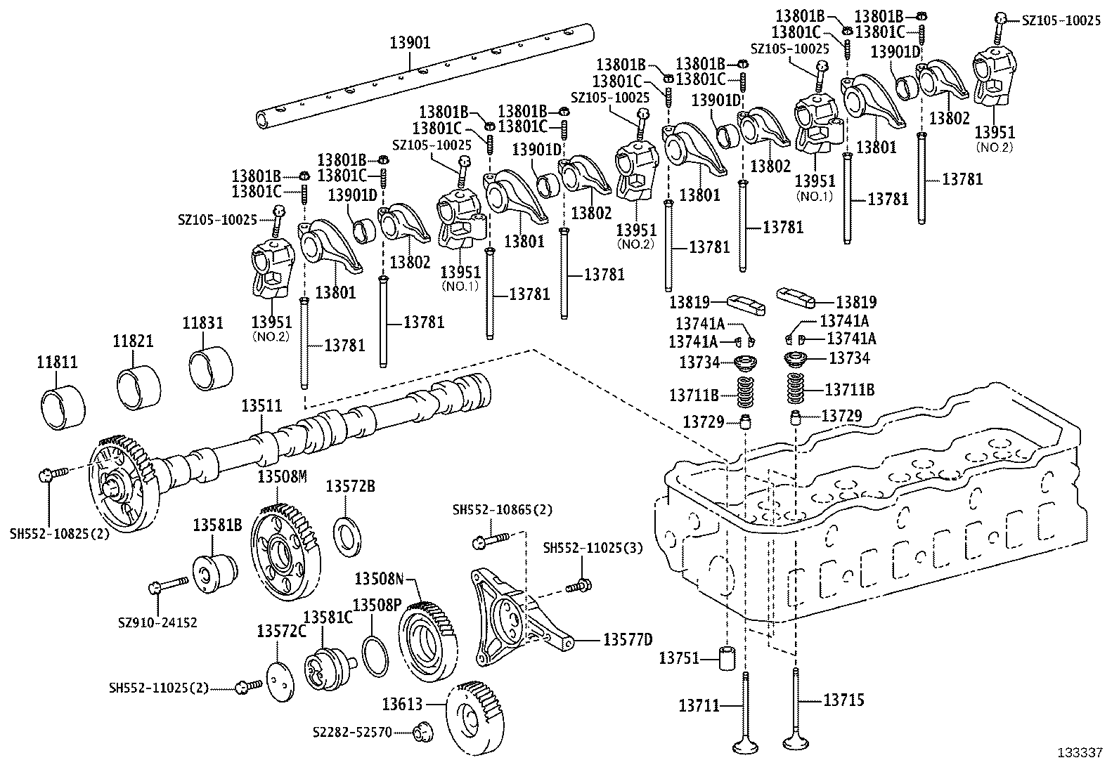 13715-EW030 VALVE, EXHAUST product image