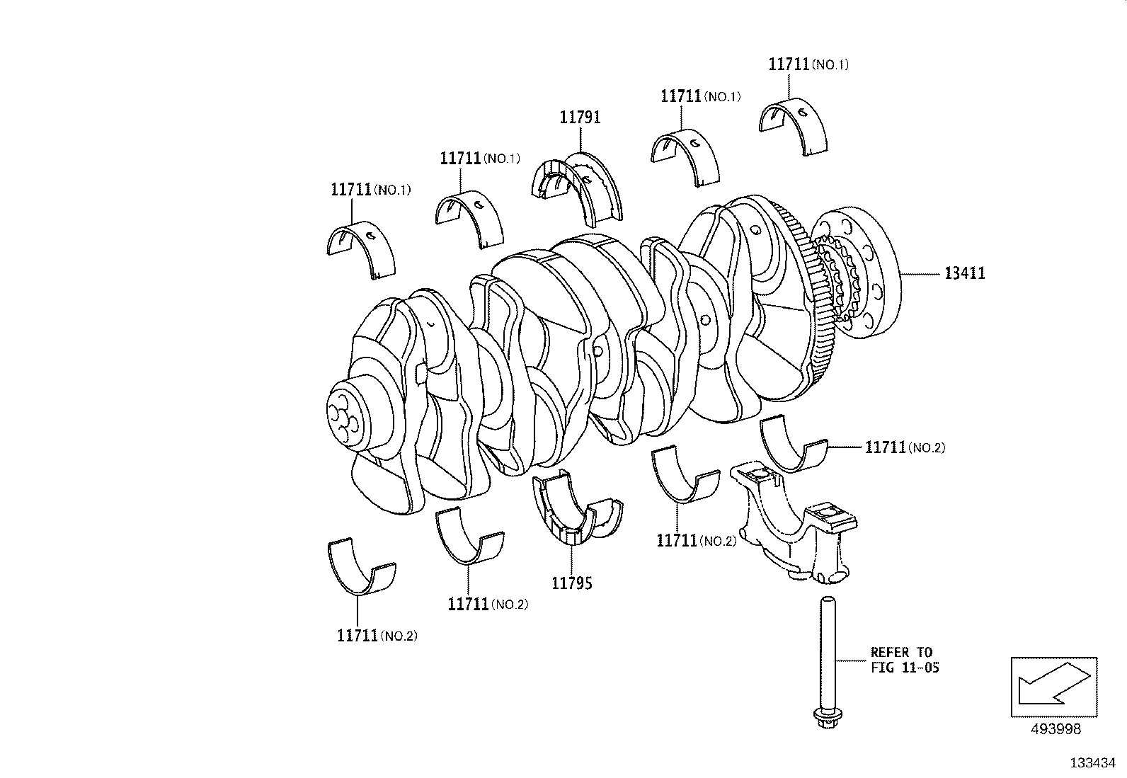 90118-WAA14 BOLT, FLYWHEEL SETTING product image