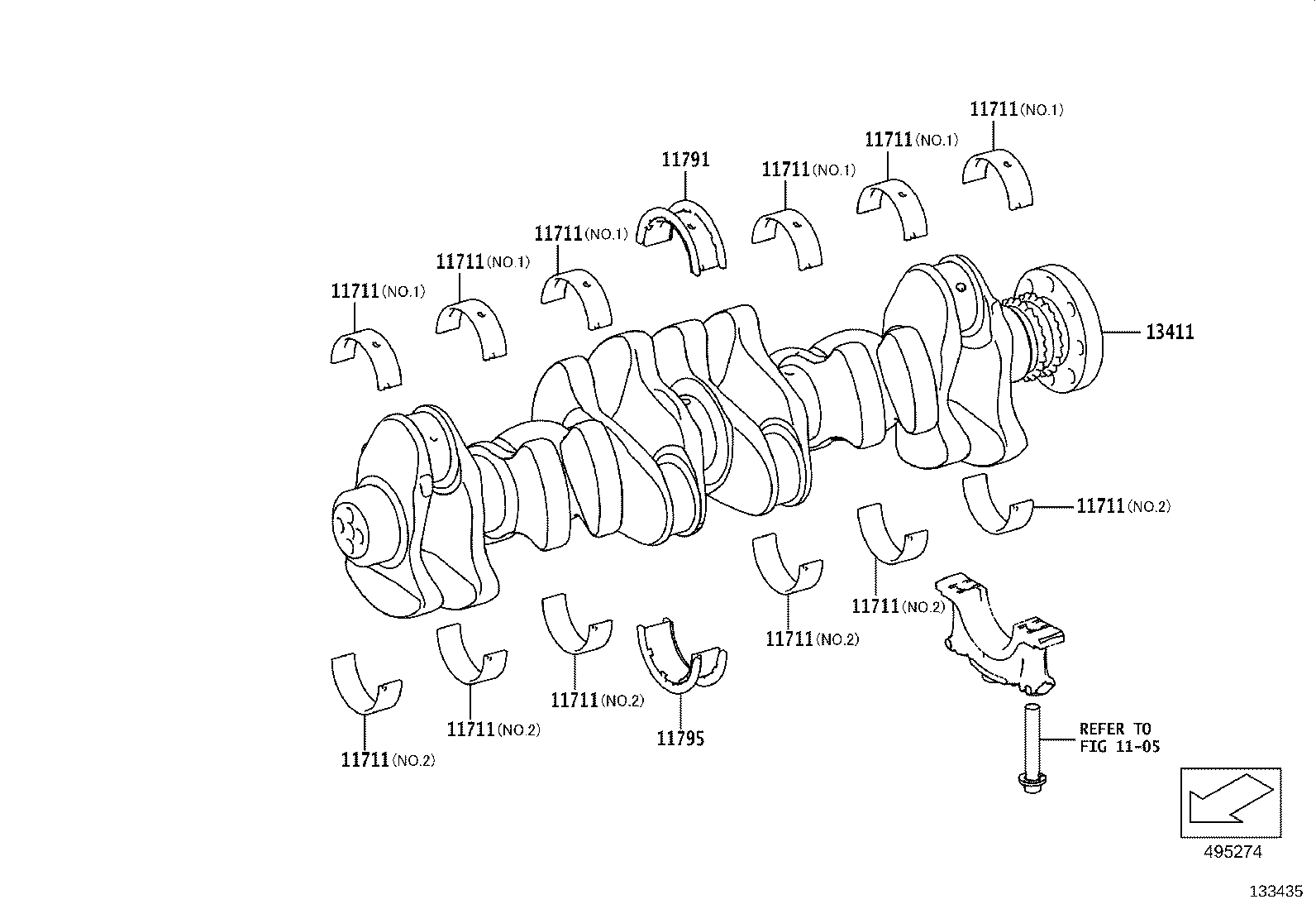 90118-WAA14 BOLT, FLYWHEEL SETTING product image