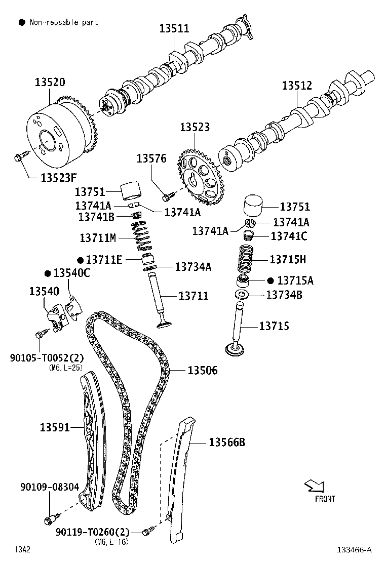 Toyota 13711-BZ090 VALVE, INTAKE
