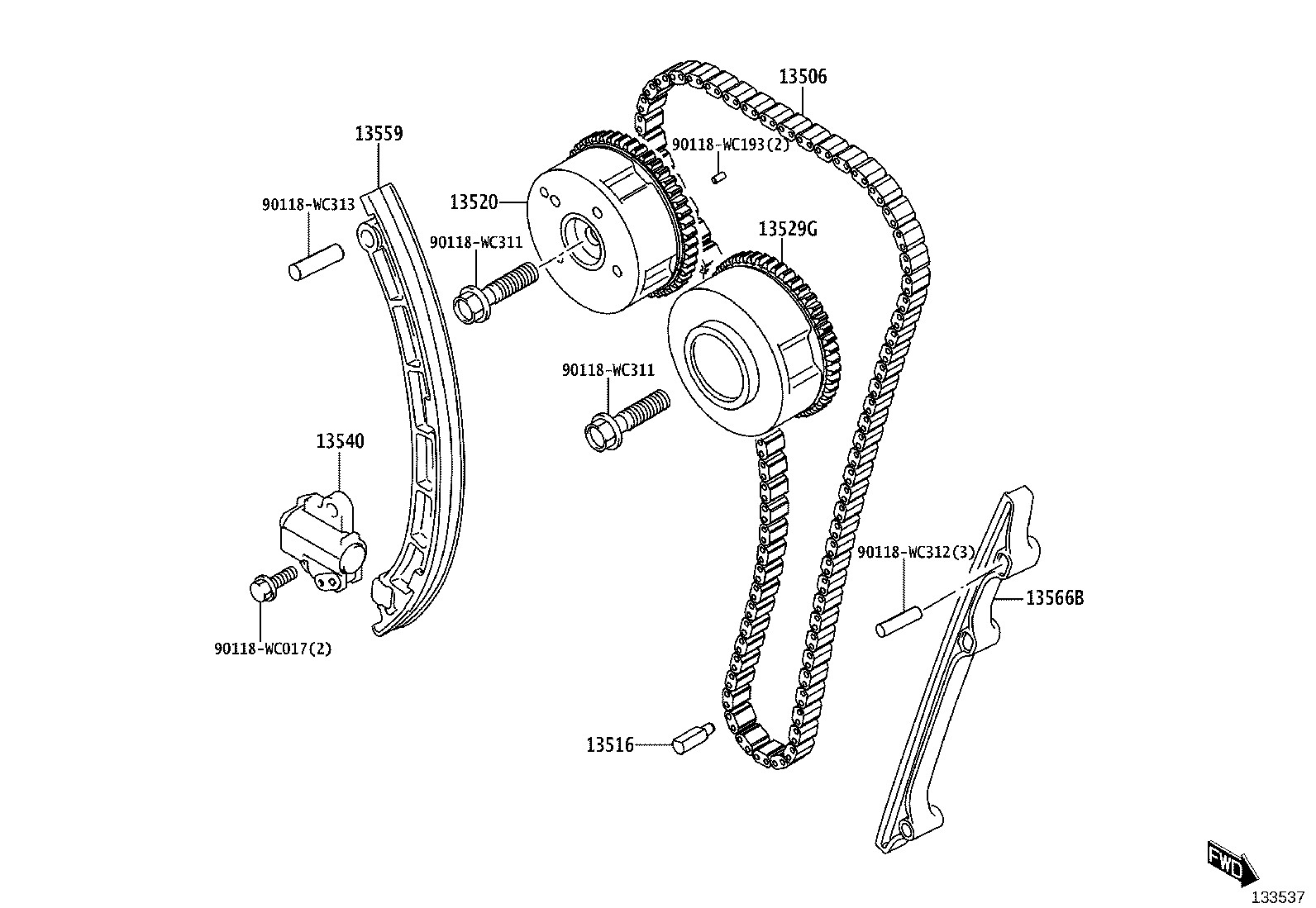 13715-WC008 VALVE, EXHAUST product image