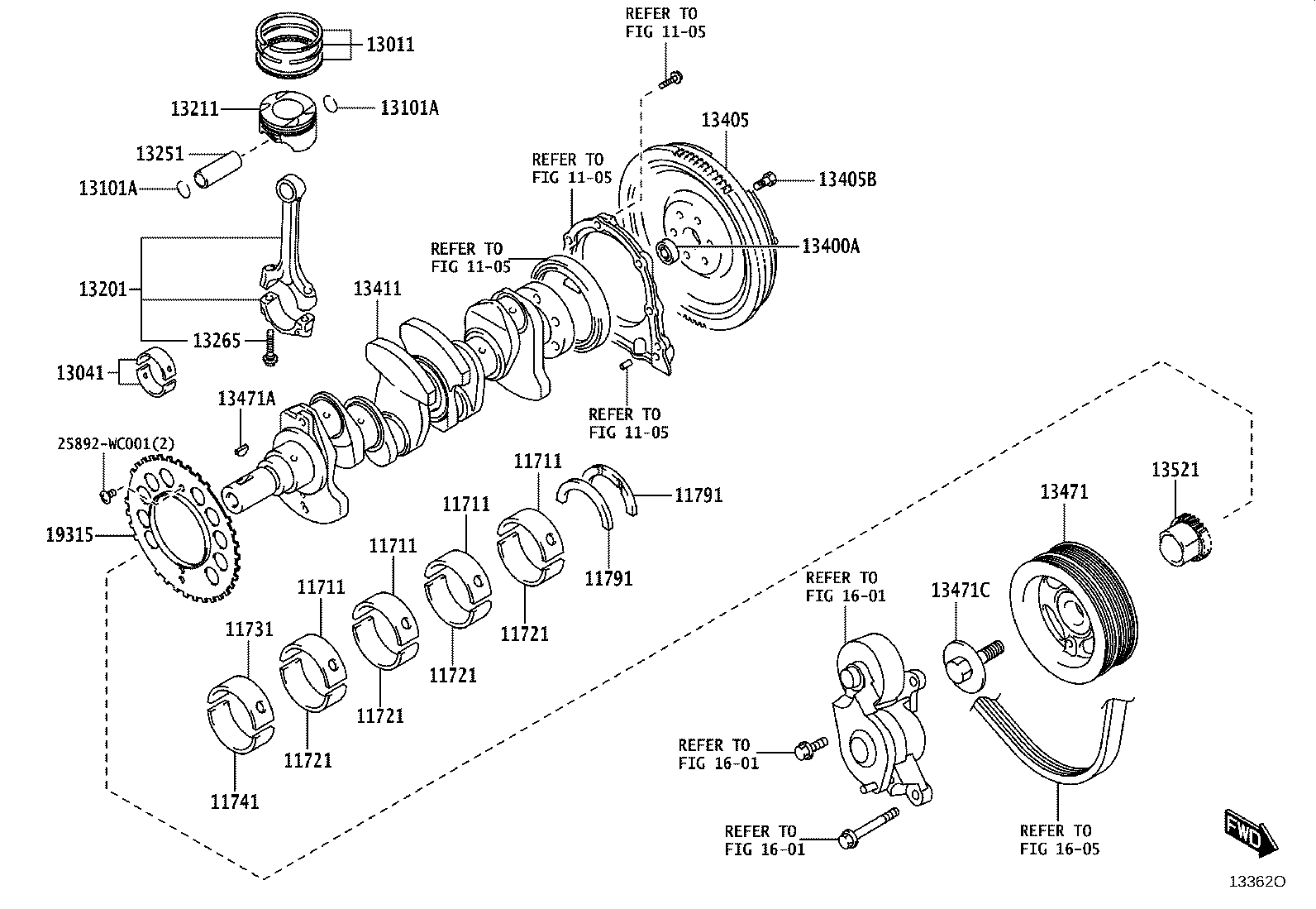 13201-WC009 ROD SUB-ASSY, CONNECTING product image