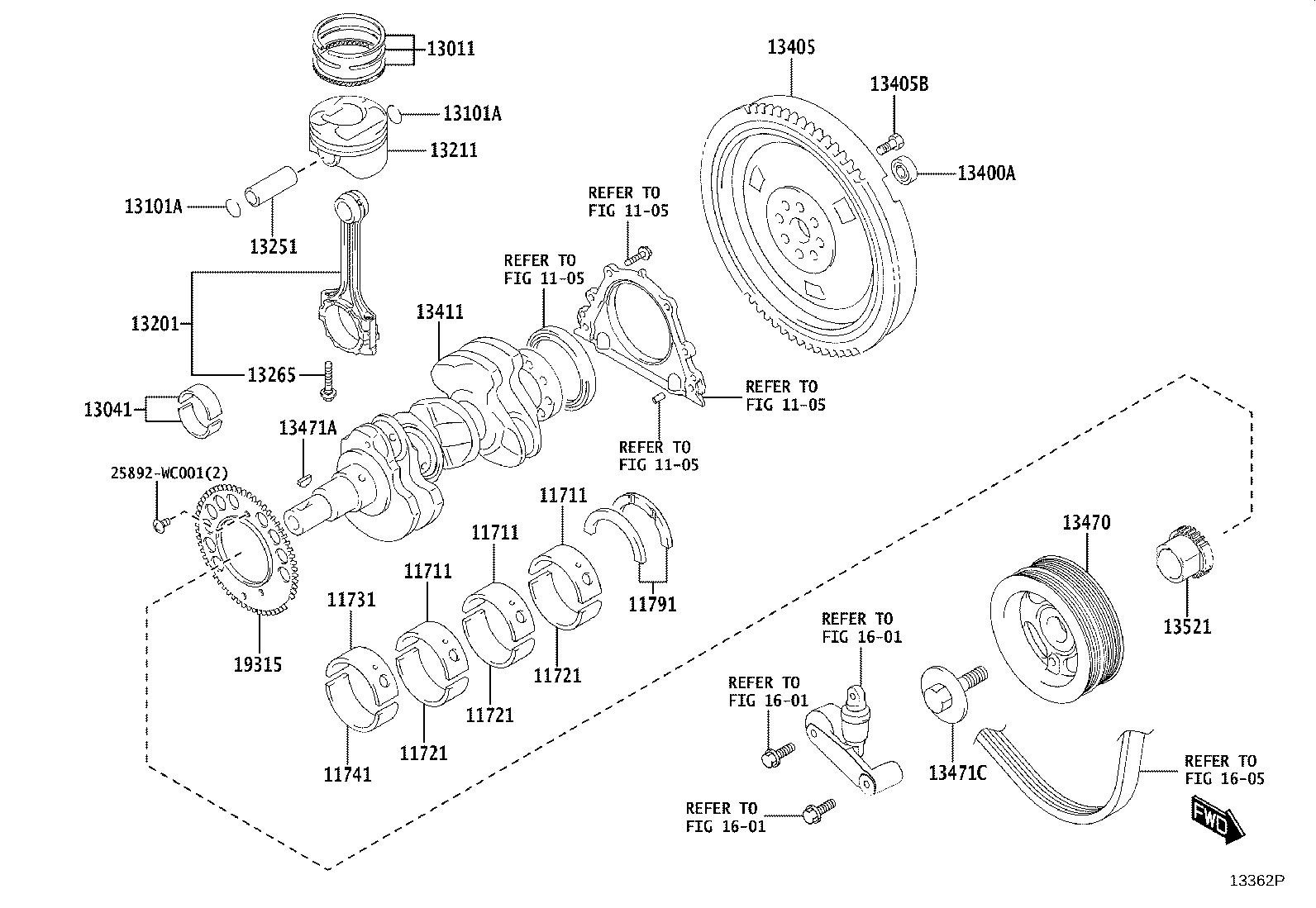 13201-WC009 ROD SUB-ASSY, CONNECTING product image