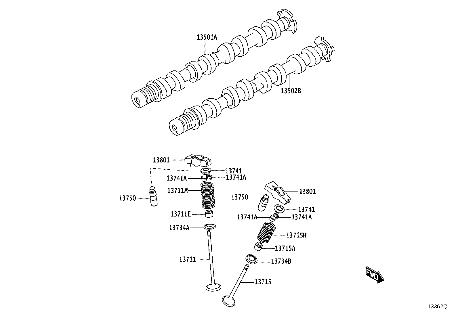 13523-WC003 GEAR OR SPROCKET, CAMSHAFT TIMING product image