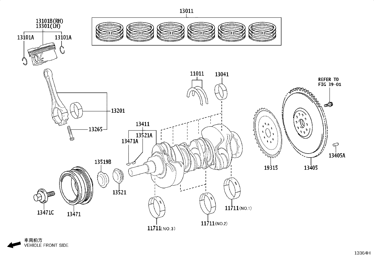 13405-70030 FLYWHEEL SUB-ASSY product image