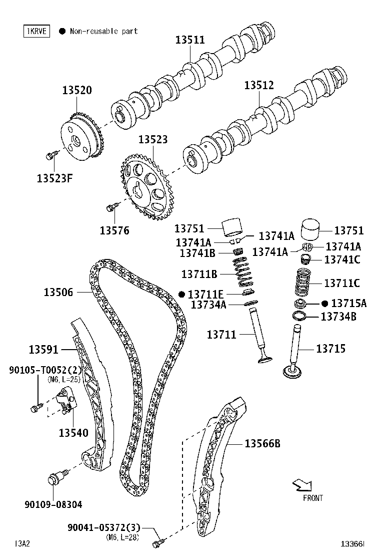 13523-BZ080 GEAR OR SPROCKET, CAMSHAFT TIMING product image