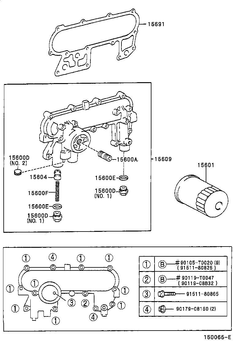 15691-06010 GASKET, OIL FILTER product image