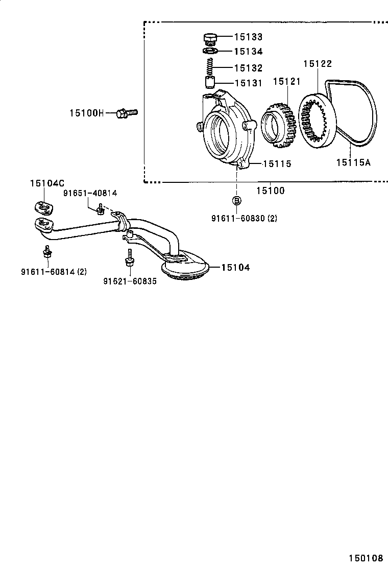 15193-17010 GASKET, OIL PUMP product image