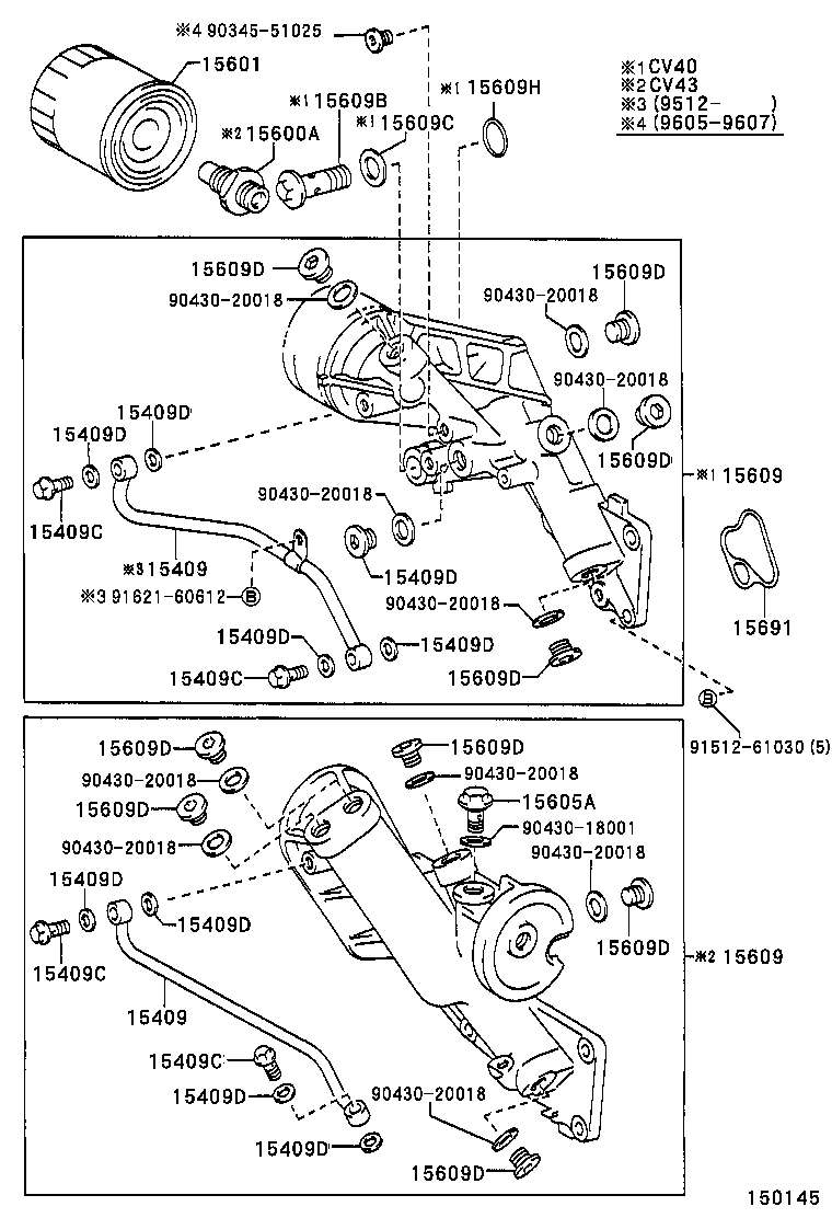 15431-64070 PIPE OR HOSE, OIL FILTER OUTLET product image