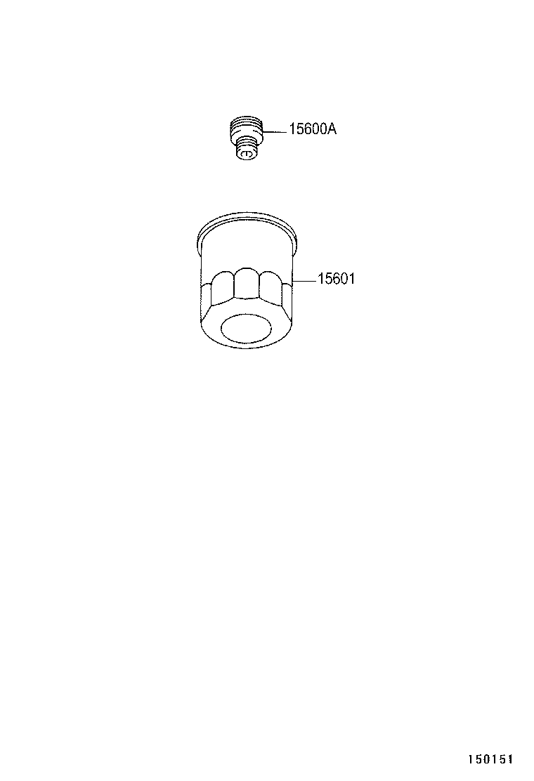 15133-02020 PLUG, W/HEAD STRAIGHT SCREW(FOR OIL FILTER BRACKET) product image