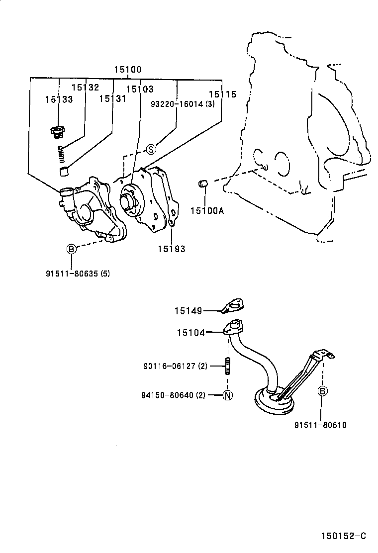 15011-16090 BODY SUB-ASSY, OIL PUMP product image