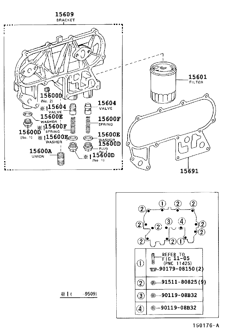 15701-67040 COVER SUB-ASSY, OIL COOLER product image