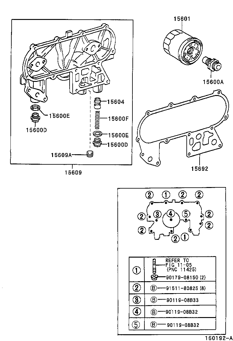 15701-0L010 COVER SUB-ASSY, OIL COOLER product image