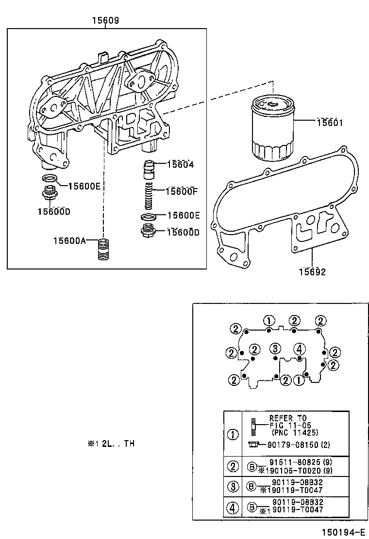 15701-0L010 COVER SUB-ASSY, OIL COOLER product image