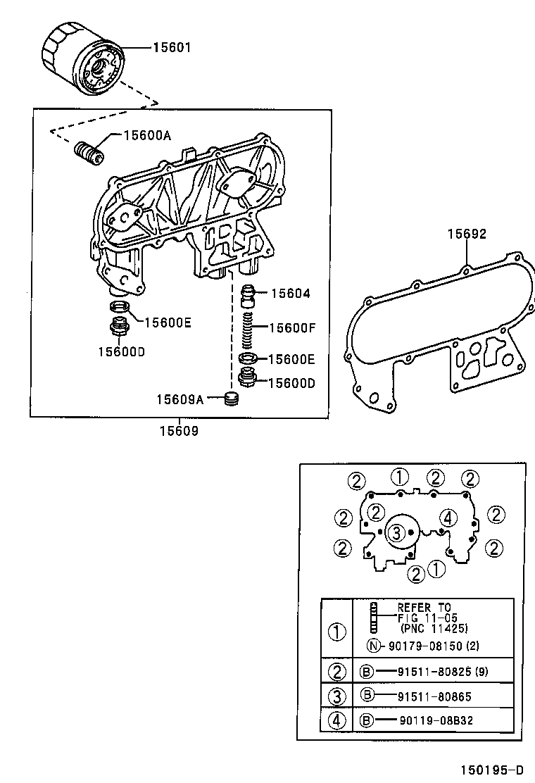 15701-0L010 COVER SUB-ASSY, OIL COOLER product image